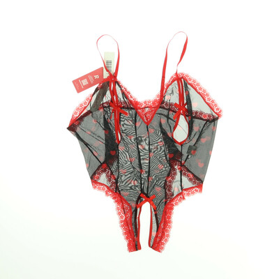 Romwe piros/fekete fehérnemű  / 4XL /