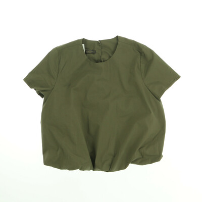 Altamira Milano khaki rövid ujjú blúz