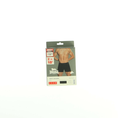 Lonsdale fekete 2 db boxer alsó