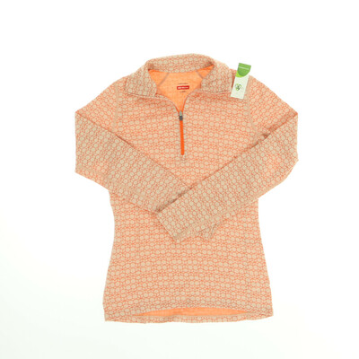 Icebeaker narancsárga cipzáros pulóver