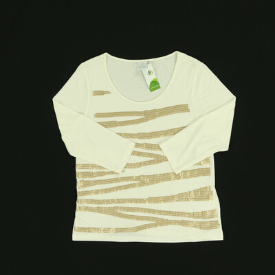 Madeleine bézs félhosszú ujjú felső