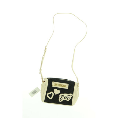 Moschino fekete/bézs válltáska