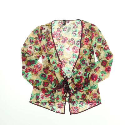 Madeleine színes kötős blúz