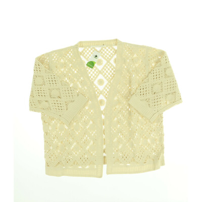 YAYA Women bézs horgolt kardigán