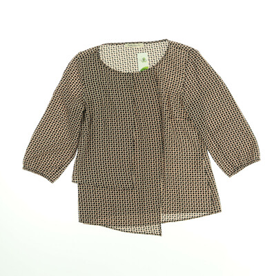 Betty Barclay rózsaszín/fekete félhosszú ujjú blúz