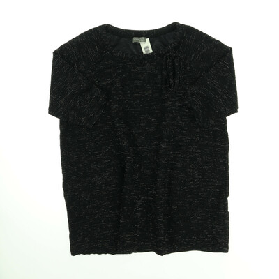 Ulla Popken fekete rövid ujjú felső