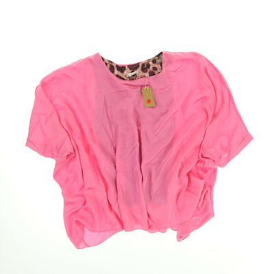 Italy rózsaszín rövid ujjú blúz