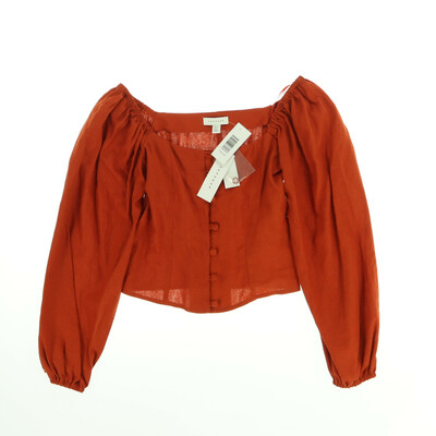 TopShop terrakotta blúz