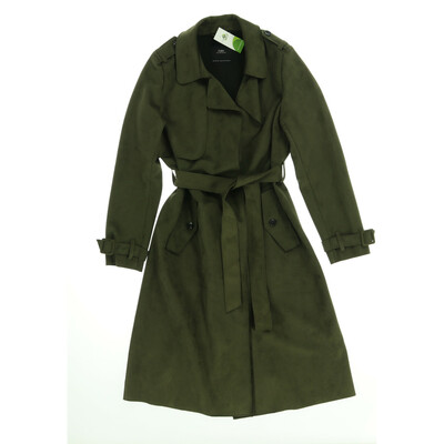 Zara zöld művelúr kabát