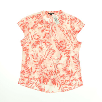 Comma narancssárga/fehér blúz