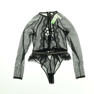 Ann Summers fekete fehérnemű body