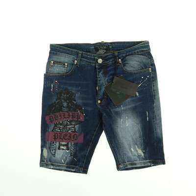 Philipp Plein kék farmer rövid nadrág  / 32 /