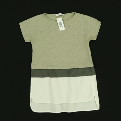 Fabiana Filippi szürke/fehér rövid ujjú felső