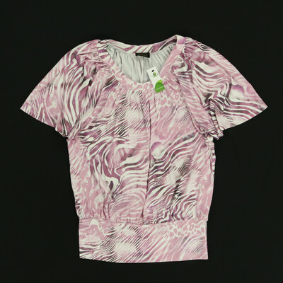 Maloo lila/fehér rövid ujjú felső