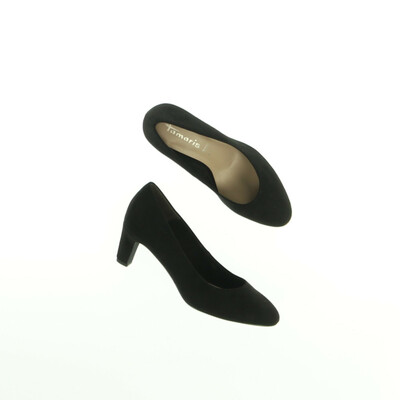 Tamaris fekete magassarkú cipő