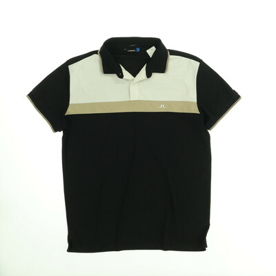 J.Lindeberg fekete póló /slim fit/ 