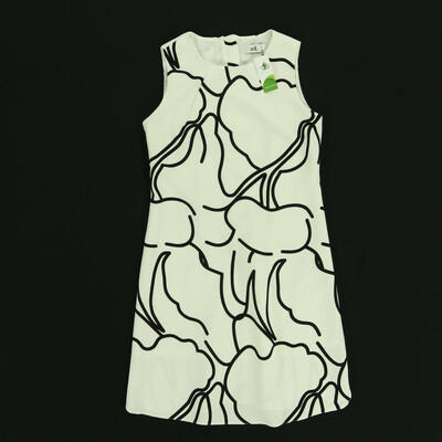 adL fehér/fekete ruha