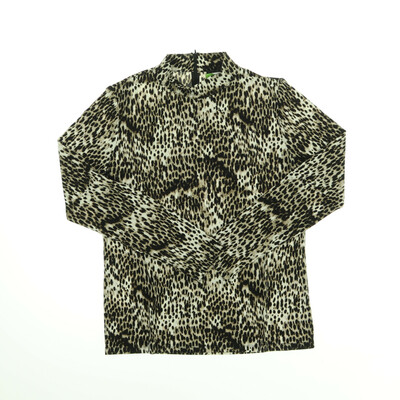 Christian Siriano barna hosszú ujjú felső