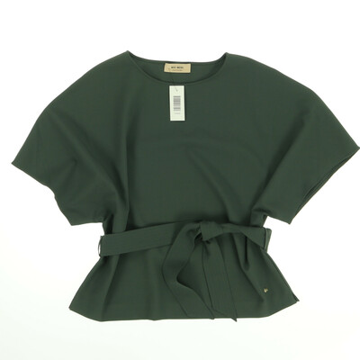 Mos Mosh khaki rövid ujjú blúz