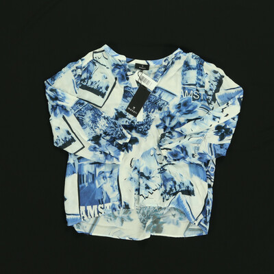 Monari kék/fehér blúz