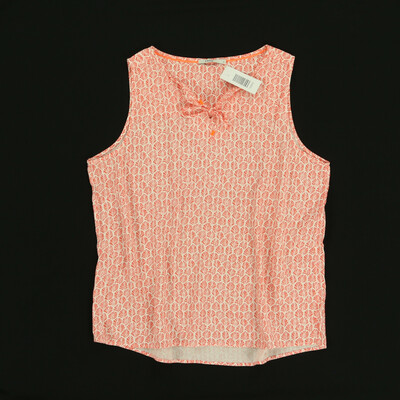 Cecil narancssárga/fehér ujjatlan felső