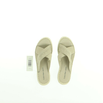 Calvin Klein Espadrilles Sporty Wedge Ropel Sandal Mr  bézs papucs
