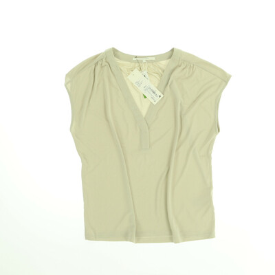 YaYa Women bézs rövid ujjú blúz