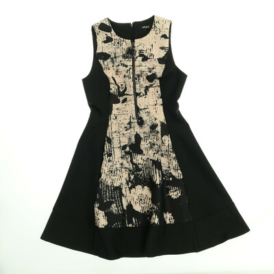 DKNY fekete/rózsaszín egész ruha