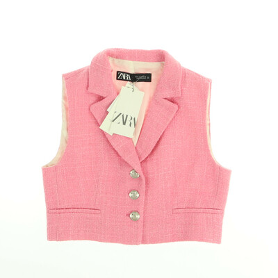 Zara rózsaszín ujjatlan felső