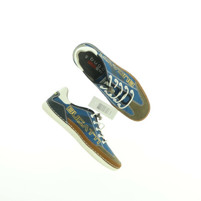 Bugatti kék/barna cipő