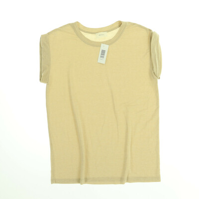 Vicolo bézs/arany rövid ujjú felső