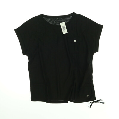 Monari fekete rövid ujjú felső