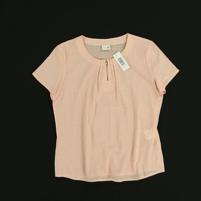 H.Moser Salzburg fehér/narancssárha rövid ujjú blúz