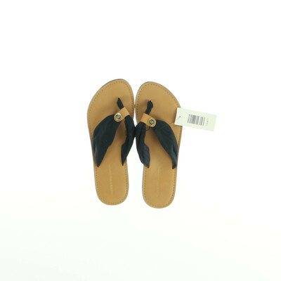 Tommy Hilfiger kék/barna papucs