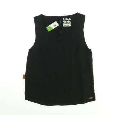 Alife & Kickin fekete ujjatlan felső