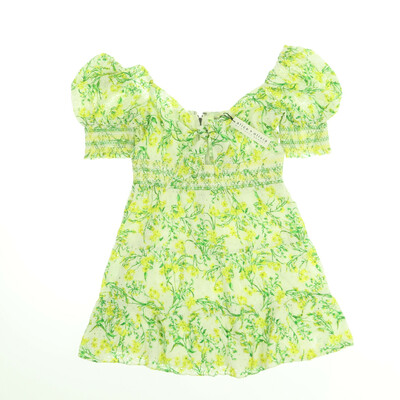 Alice + Olivia sárga/zöld ruha