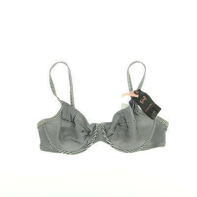 Hunkemöller sötétkék/fehér bikini felső