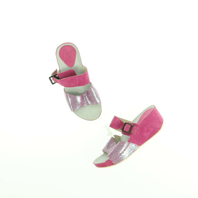 Dr. Feet rózsaszín telitalpú papucs