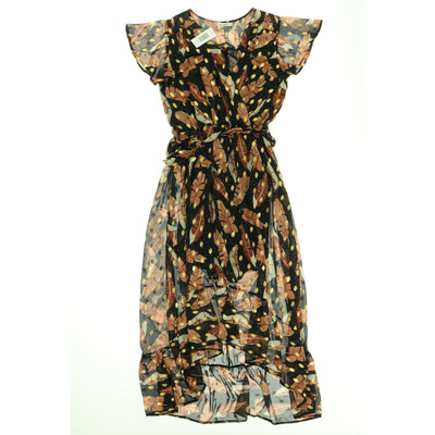 Vintage Dressing barna/fekete egész ruha