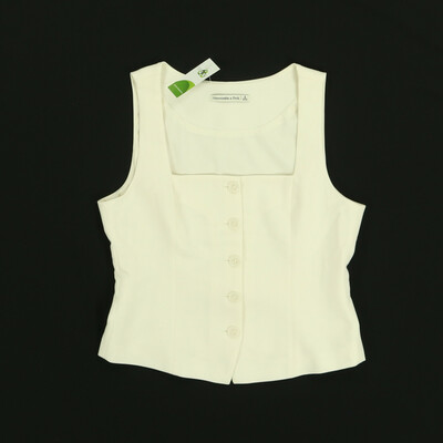 Abercrombie & Fitch fehér mellény