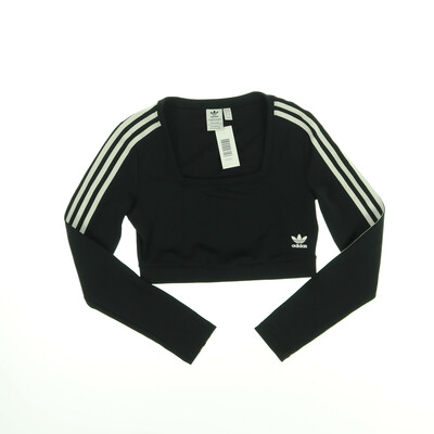 Adidas fekete rövid hosszú ujjú felső