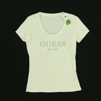 Guess tört fehér rövid ujjú felső