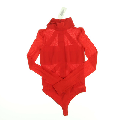 Wolford piros hosszú ujjú body