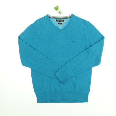 Tommy Hilfiger kék pulóver